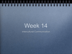 Verbal Communication Styles - Intercultural Communication