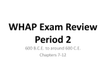 WHAP Exam Review - Moore Public Schools