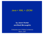 Java + XML = JDOM