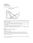 Econ 4550/6550 International Trade Assignment 5/Solutions 1