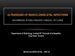 ULTRASOUND OF MUSCULOSKELETAL INFECTIONS Mouna