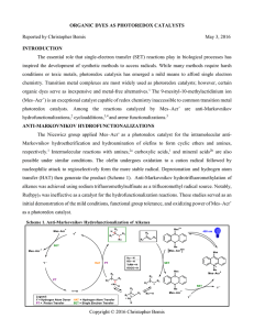 Organic Dyes as Photoredox Catalysts