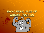 basic principles of weight training goal for weighttraining