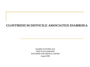 clostridium difficile associated diarrhea