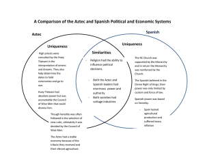 Act 8.4 Comparison Venn Diagram of Aztec and Spanish Social