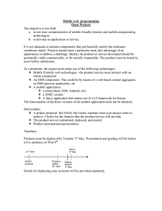 Mobile Web Programming