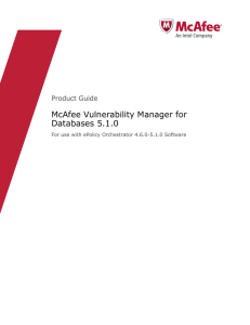 Vulnerability Manager for Databases 5.1.0 Product Guide
