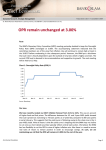 OPR remain unchanged at 3.00%