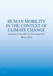 human mobility in the context of climate change