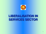 Liberalisation in Services Sector