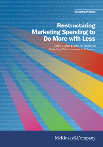 Restructuring Marketing Spending to Do More