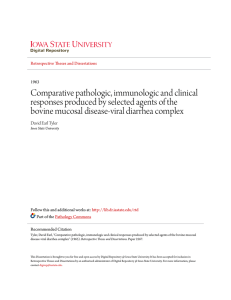 Comparative pathologic, immunologic and clinical responses