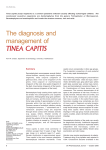The diagnosis and management of TINEA CAPITIS
