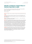 Indications and Outcomes of Surgical Closure of Ventricular Septal