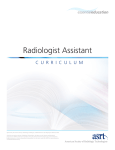 Radiologist Assistant - American Society of Radiologic Technologists