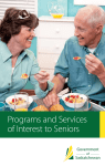 Programs and Services of Interest to Seniors