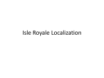 Isle Royale Localization