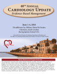 Cardiology Update - Medical University of South Carolina