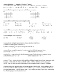 Appendix A CLosure (Review) and Answers