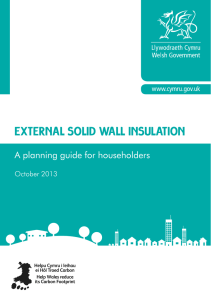 External solid wall insulation