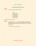 BASE CONVERSIONS Converting from Base 10 to Base 2