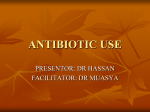 Antibiotic use 09 revised