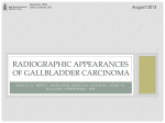 radiographic appearances of gallbladder carcinoma