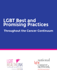 LGBT Best and Promising Practices