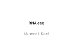 CHIP-seq and RNA-seq