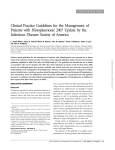 Clinical Practice Guidelines for the Management of Patients with