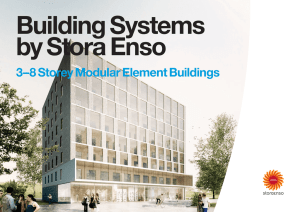 3–8 Storey Modular Element Buildings