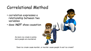 Correlational Method