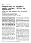 Understanding and confronting species uncertainty in biology and