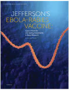 jefferson`s ebola-rabies vaccine