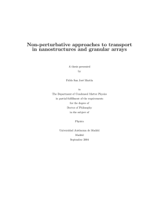 Non-perturbative approaches to transport in nanostructures and