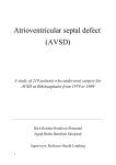 Atrioventricular septal defect (AVSD)