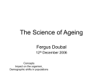 The Ageing of Science