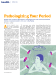 Pathologizing Your Period
