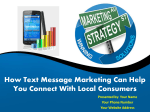 Text Message Marketing