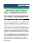 Servo System Speed Regulation