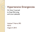 Hypertensive Emergencies