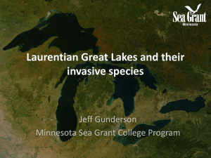 Laurentian Great Lakes and their invasive species