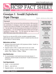 Genotype 1: Sovaldi (Sofosbuvir)Triple Therapy