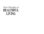 God`s Principles of Healthful Living