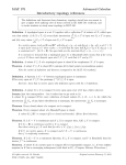 MAT 371 Advanced Calculus Introductory topology references