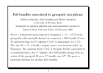 Fell bundles associated to groupoid morphisms