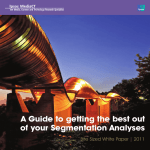 A Guide to getting the best out of your Segmentation Analyses