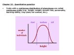 Quantitative genetics