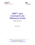 RMFT Java Command Line Reference Guide