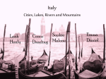 Italy Cities, Lakes, Rivers and Mountains